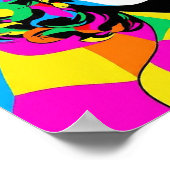 Lebhafter Pop Poster (Ecke)