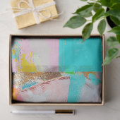 Lebhafter Pop Queen Abstrakt Art Decoupage Seidenpapier (Geschenk)