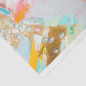 Lebhafter Pop Queen Abstrakt Art Decoupage Seidenpapier (Ausschnitt)