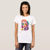 Lebhafter Pop T-Shirt (Vorne ganz)