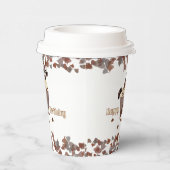 Lebhafter Raccoon Chocolate Chip Geburtstag Pappbecher (Rechts)