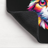 Lebhafter Rainbow Cat Cat Lovers Kitty Enthusiast Mousepad (Ecke)