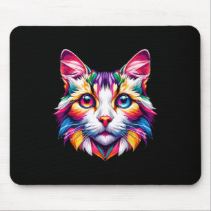 Lebhafter Rainbow Cat Cat Lovers Kitty Enthusiast Mousepad