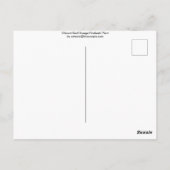 Lebhafter Red Orange Firebush Postkarte (Rückseite)