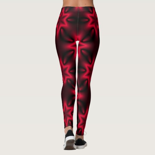 Lebhafter Red Star Leggings (Rückseite)