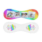 Lebhafter Regenbogen Papa Bären Vater Geschenk Baseball (Paneele)