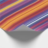 Lebhafter Regenbogen Streifen Geschenk Wrap - kühl Geschenkpapier (Ecke)