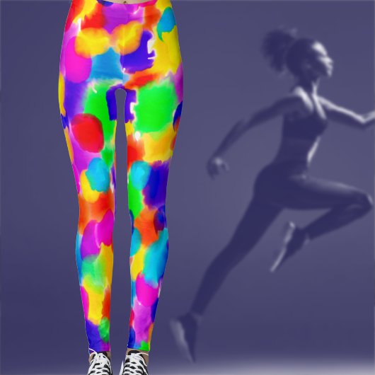 Lebhafter Regenbogensommer Leggings