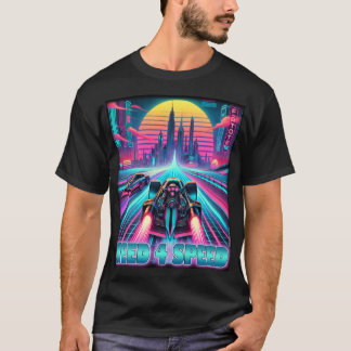 Lebhafter Retro Need 4 Speed T - Shirt