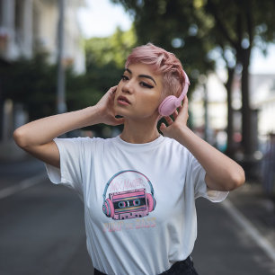 Lebhafter rosafarbener Mix-Master-T - Shirt