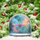 Lebhafter Schmetterling mit ätherischen Flügeln Schneekugeln (Weihnachten)