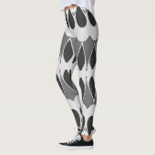 Lebhafter Schwarz-weißer Klassiker "Ratti_Creative Leggings (Links)