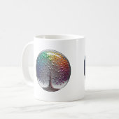 Lebhafter Silver PRIDE Sphäre Kaffeetasse (Vorderseite Links)