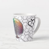 Lebhafter Silver PRIDE Sphäre Milchtasse (Rechte Ecke)