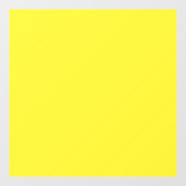 Lebhafter, solider gelber Hintergrund Fensteraufkleber (Blatt)