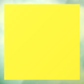 Lebhafter, solider gelber Hintergrund Fensteraufkleber (Blatt 3)