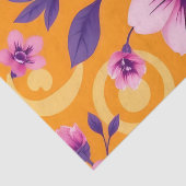 Lebhafter Sommer-Blumendopamin-Dressing Seidenpapier (Detail)