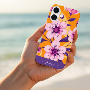 Lebhafter Sommer-Blumendopamin-Stil iPhone 16 Hülle