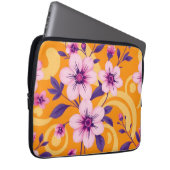 Lebhafter Sommer-Blumendopamin-Stil- Laptopschutzhülle (Vorne Rechts)
