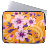 Lebhafter Sommer-Blumendopamin-Stil- Laptopschutzhülle (Vorderseite)