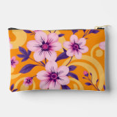 Lebhafter Sommer-Blumendopamin-Stil- Zubehörtasche (Rückseite)