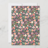 Lebhafter Sommer | Einladung zur Hochzeit (Rückseite)