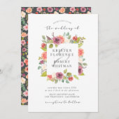 Lebhafter Sommer | Einladung zur Hochzeit (Vorne/Hinten)