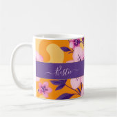 Lebhafter Sommer Florals-Dopamin-Stil Kaffeetasse (Links)