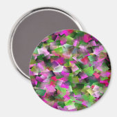 Lebhafter Sommergarten.... Magnet (Vorderseite/Rückseite)