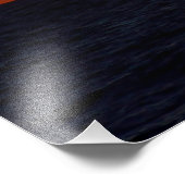 Lebhafter Sonnenaufgang über dem Meer Fotodruck (Ecke)