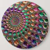 Lebhafter Spiral Button (Vorderseite)