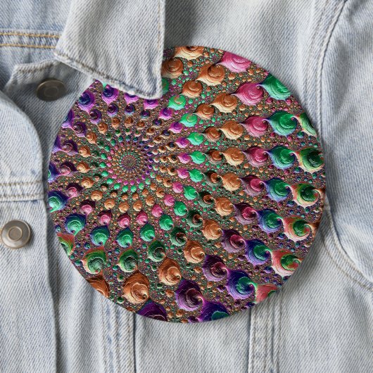 Lebhafter Spiral Button (Beispiel)