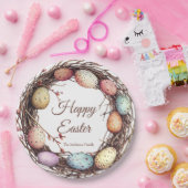 Lebhafter Springtime Egg Nest Oster Brunch Pappteller (Party)