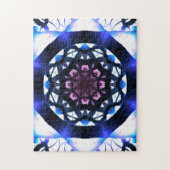 Lebhafter Star Mandala | Meditation Puzzle (Vertikal)