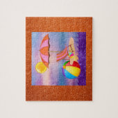 Lebhafter Strand Puzzle (Vertikal)