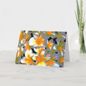 lebhafter Strauß Karte (Vorderseite)