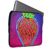 Lebhafter Strawberry Neon! Laptopschutzhülle (Vorne Rechts)
