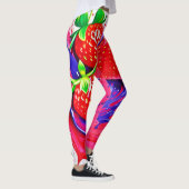 Lebhafter Strawberry Splash Leggings (Rechts)