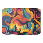 Lebhafter Strudel der Emotionen Badematte (Vorderseite)