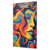 Lebhafter Strudel der Emotionen Klemmbrett (Links)