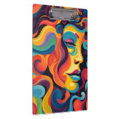 Lebhafter Strudel der Emotionen Klemmbrett (Rechts)