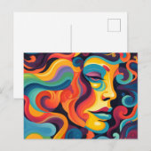 Lebhafter Strudel der Emotionen Postkarte (Vorne/Hinten)