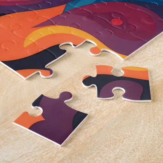 Lebhafter Strudel der Emotionen Puzzle (Seite)