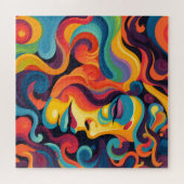 Lebhafter Strudel der Emotionen Puzzle (Horizontal)