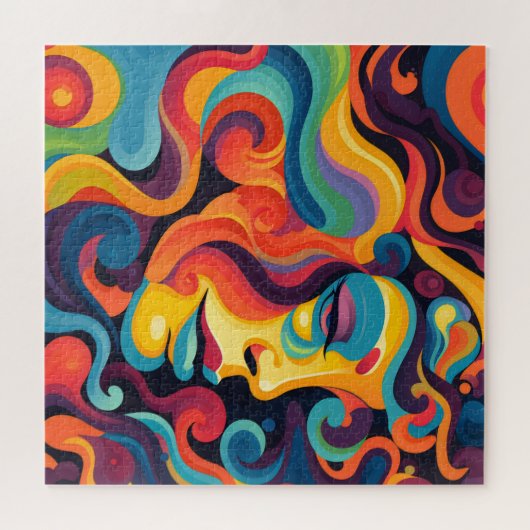 Lebhafter Strudel der Emotionen Puzzle (Horizontal)