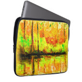 "Lebhafter Sumpfwald" Niedliche Malerei. Jetzt kau Laptopschutzhülle (Vorne Rechts)