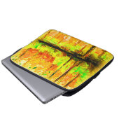 "Lebhafter Sumpfwald" Niedliche Malerei. Jetzt kau Laptopschutzhülle (Vorne Knopf)