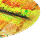 "Lebhafter Sumpfwald" Niedliche Malerei. Jetzt kau Schneidebrett (Ecke)