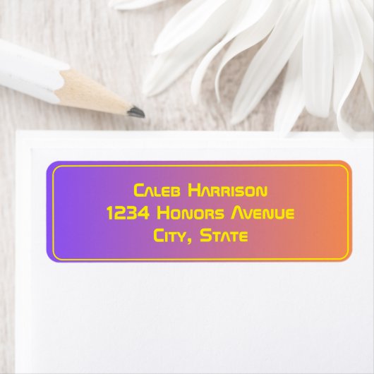 Lebhafter Sunset Modern Tech Abschluss (Insitu)