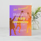 Lebhafter Sunset Modern Tech Abschluss Ankündigung (Stehend Vorderseite)